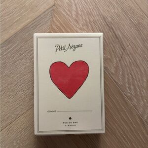 Sezane Petit Red Heart Keychain Enamel & Metal Key Ring Chain Bag Charm